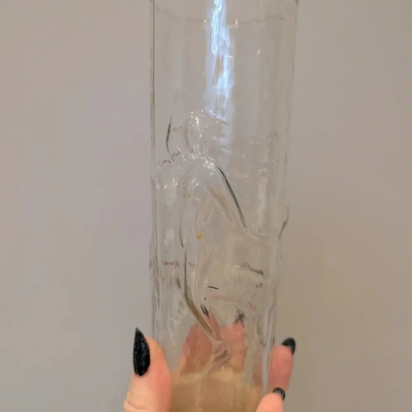 Clear Glass Libby Tumbler With Naked Ladies - Picture 4 of 9